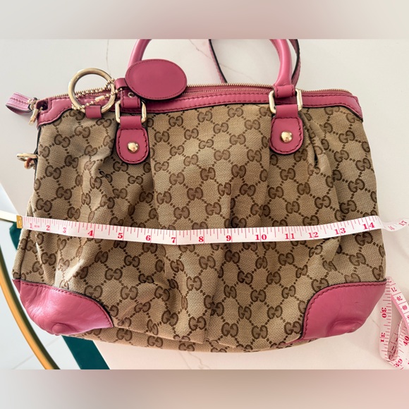Gucci 2 way canvas Sukey Tote - Picture 14 of 16